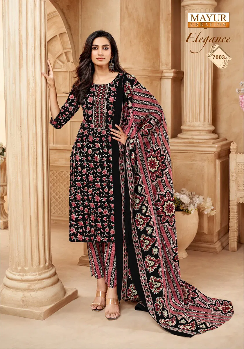 Eligance Vol 7 By Mayur Cotton Printed Dress Material Orders In India